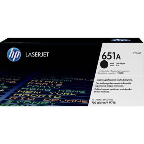 Toner 651A HP nero standard CE340A